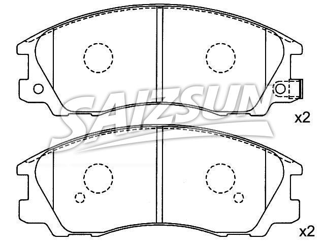 Brake Pad Set:58101-H1A00