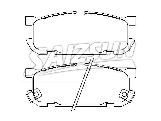 Brake Pad Set:N0Y7-26-48ZA