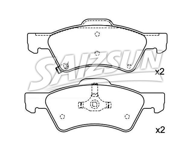 Brake Pad Set:05019803AA
