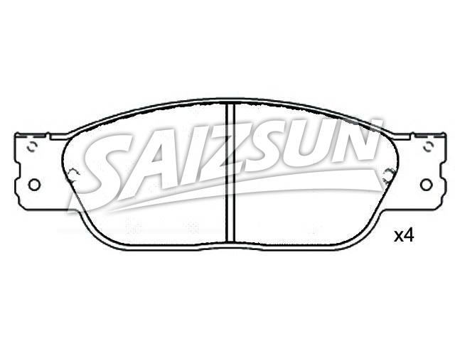 Brake Pad Set:C2C 15990