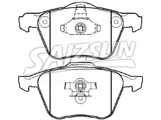 Brake Pad Set:2 742 856