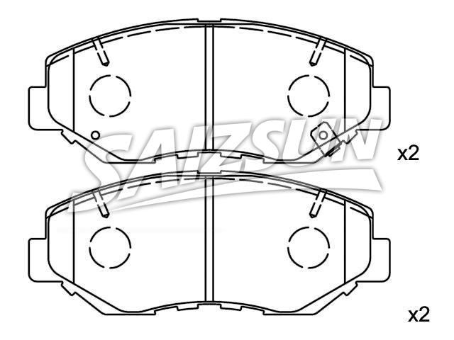 Brake Pad Set:45022-S9A-A00