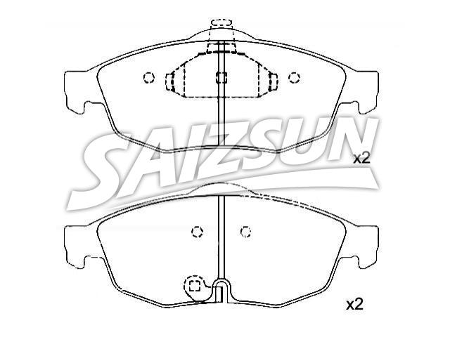Brake Pad Set:05018942AA