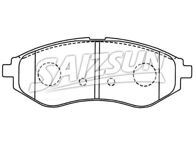 Brake Pad Set:96534653