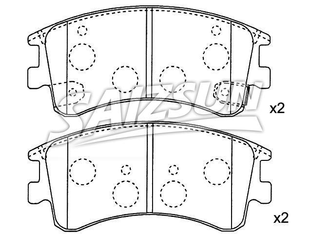 Brake Pad Set:G2YS-33-23Z