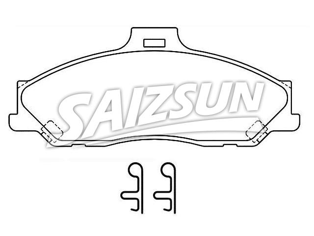 Brake Pad Set:2M34-20014-EA