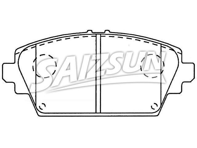 Brake Pad Set:41060-4U125