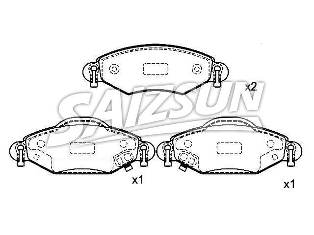 Brake Pad Set:04465-0D010
