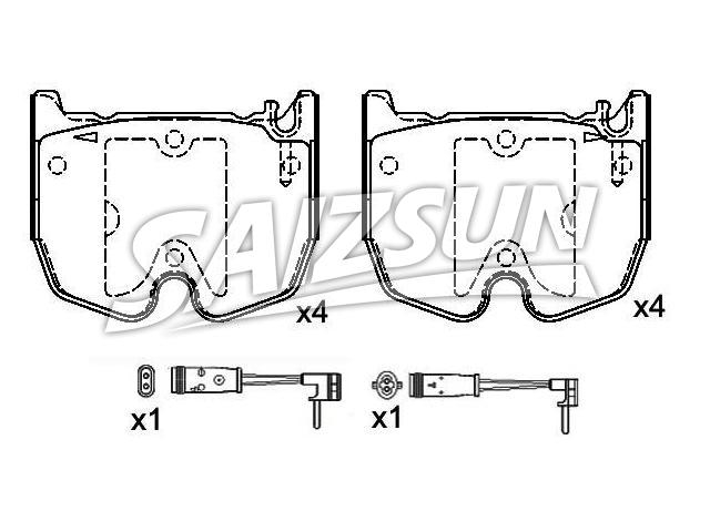 Brake Pad Set:003 420 53 20