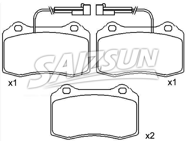 Brake Pad Set:7 736 222 7