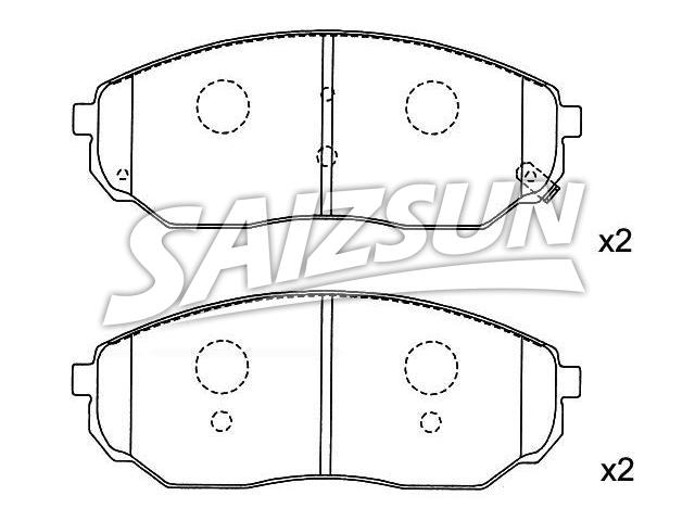 Brake Pad Set:58101-3ED00