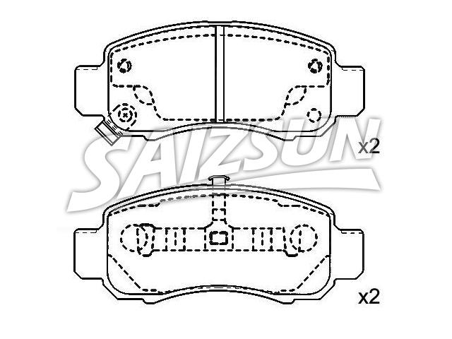 Brake Pad Set:06450-S34-000