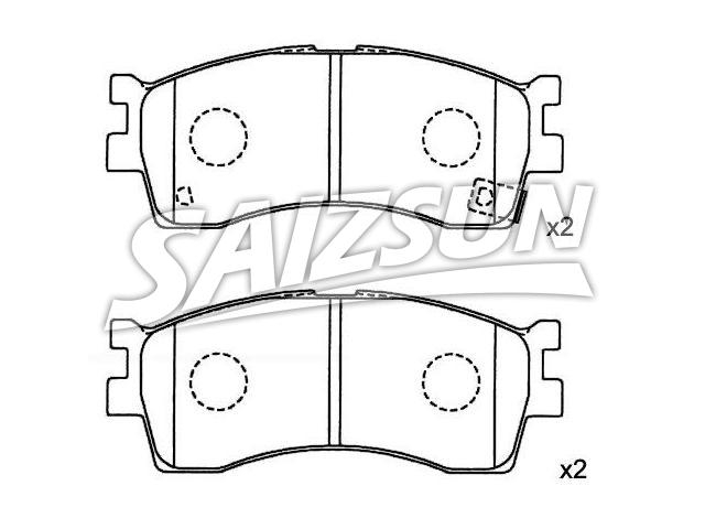 Brake Pad Set:0K2N1-33-28Z