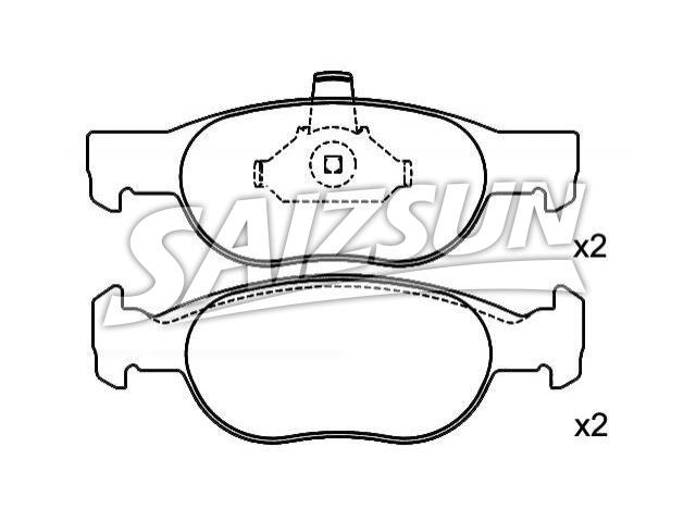 Brake Pad Set:9 948 408