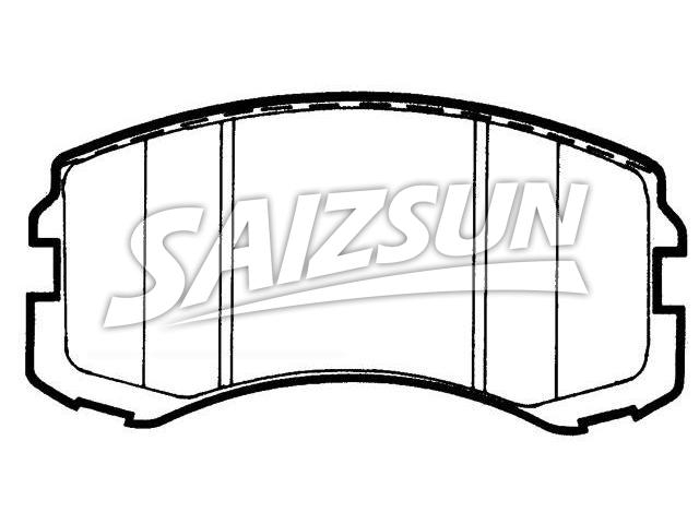 Brake Pad Set:MR569225