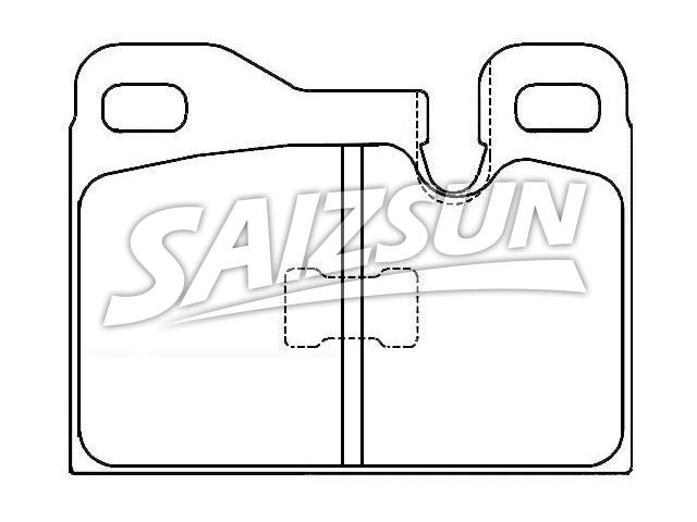 Brake Pad Set:477 698 151 A