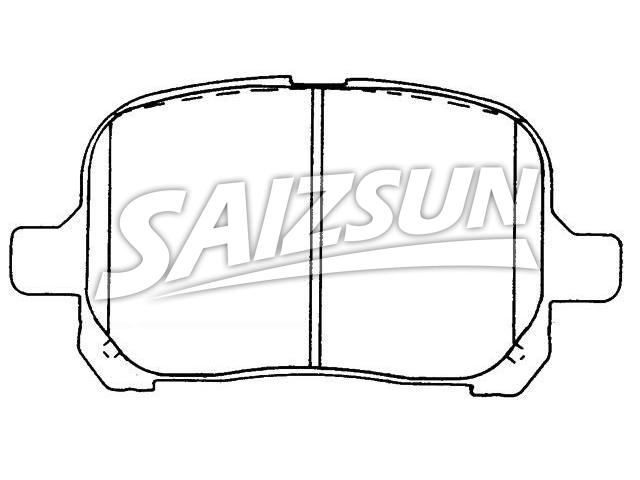 Brake Pad Set:04465-33130