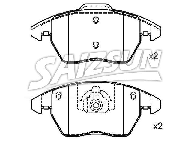 Brake Pad Set:4253.23
