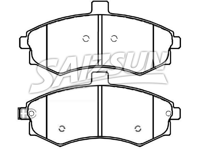 Brake Pad Set:58101-2DA30