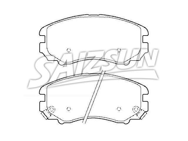 Brake Pad Set:58101-1FE00