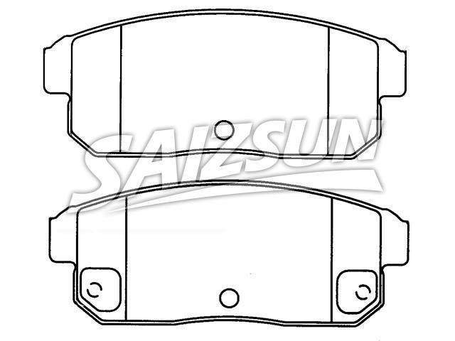 Brake Pad Set:F1Y1-26-43Z