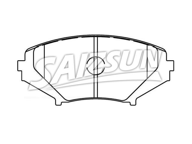 Brake Pad Set:F1Y1-33-23ZB