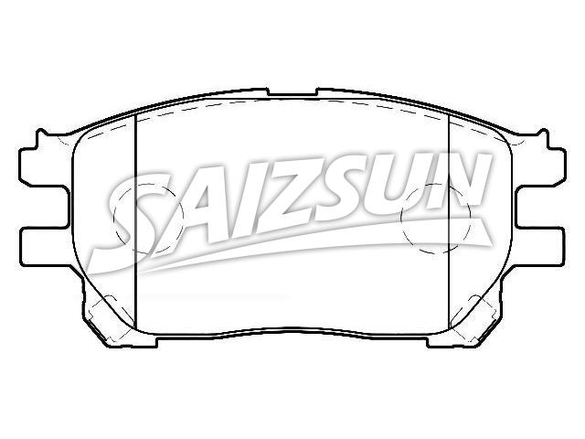 Brake Pad Set:04465-28490