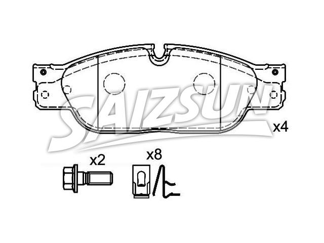 Brake Pad Set:C2C 23786