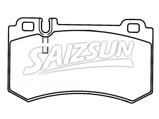 Brake Pad Set:003 420 62 20