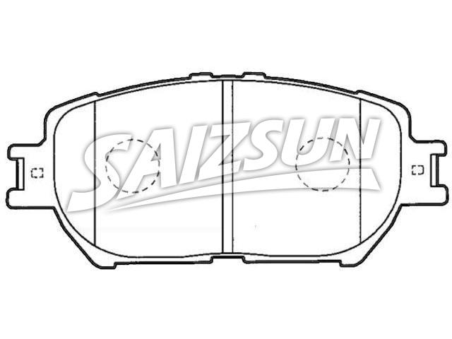 Brake Pad Set:04465-30340
