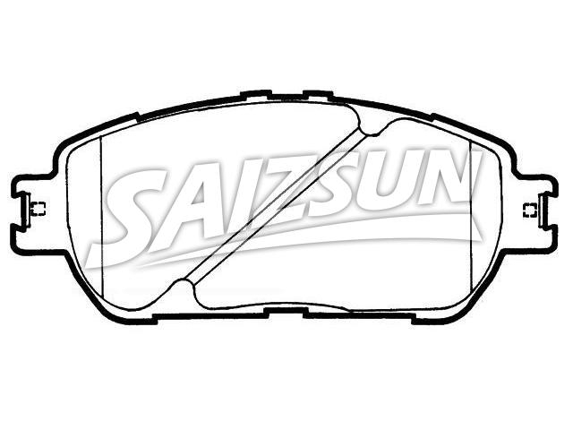 Brake Pad Set:04465-33270