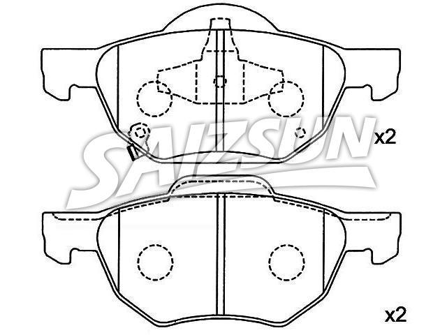 Brake Pad Set:45022-SEA-E01