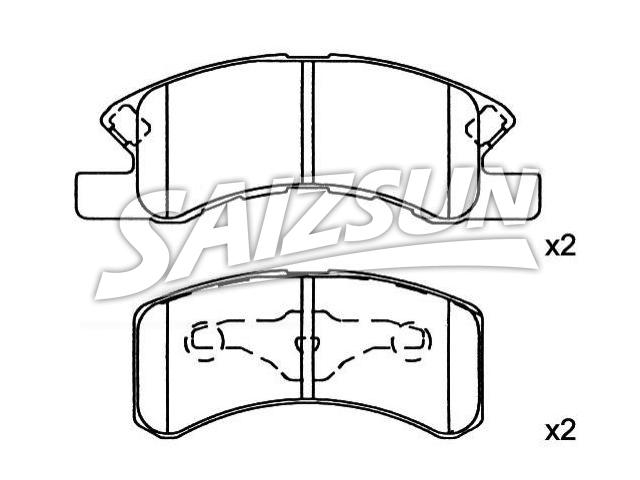 Brake Pad Set:04491-97203