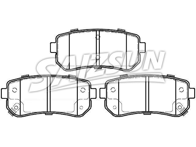 Brake Pad Set:58302-1GA00
