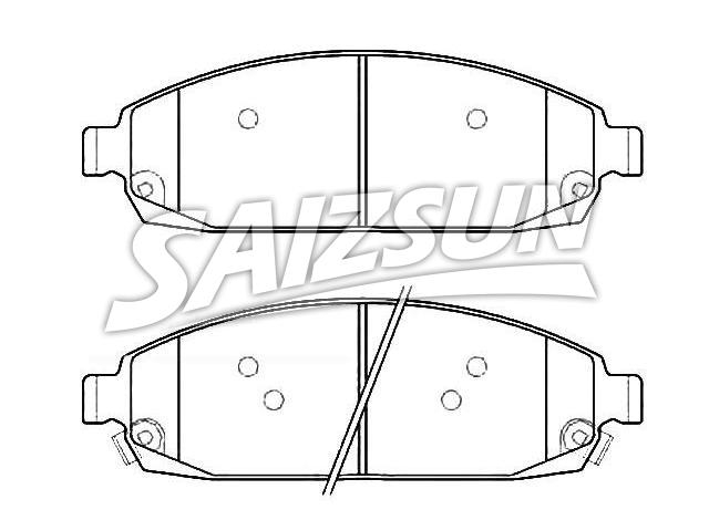 Brake Pad Set:05080868AA