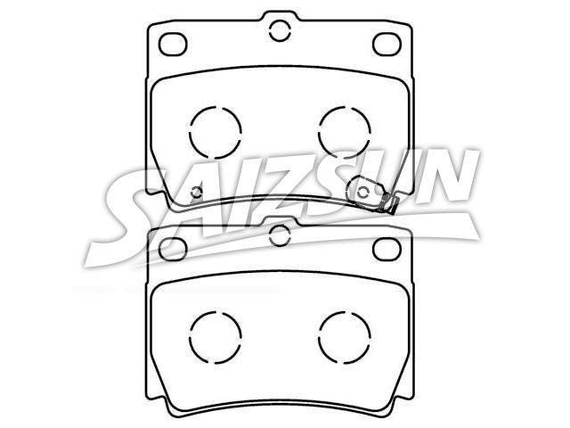 Brake Pad Set:MN 102 626