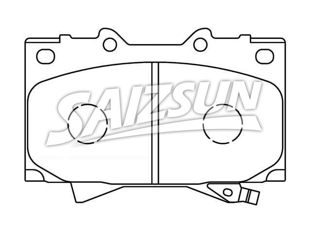 Brake Pad Set:04465-60220