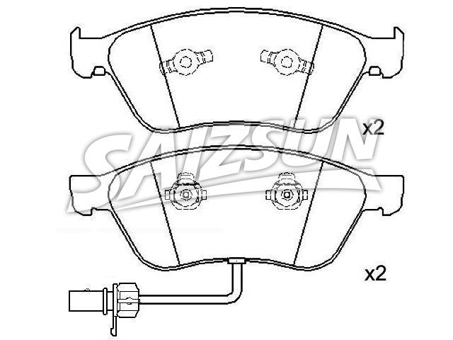 Brake Pad Set:4E0 698 151