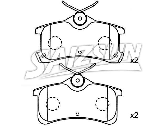 Brake Pad Set:04466-02010