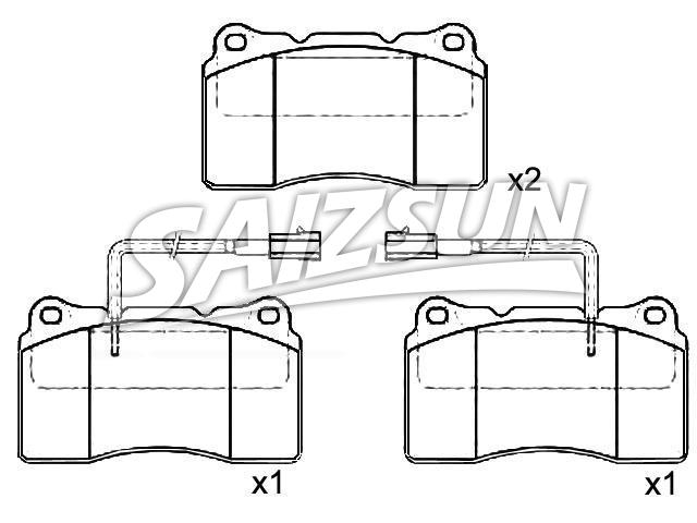 Brake Pad Set:7 736 354 5