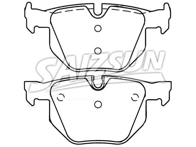 Brake Pad Set:34 11 6 767 105