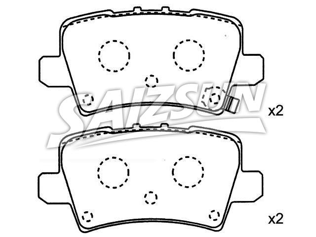 Brake Pad Set:43022-SMG-E01
