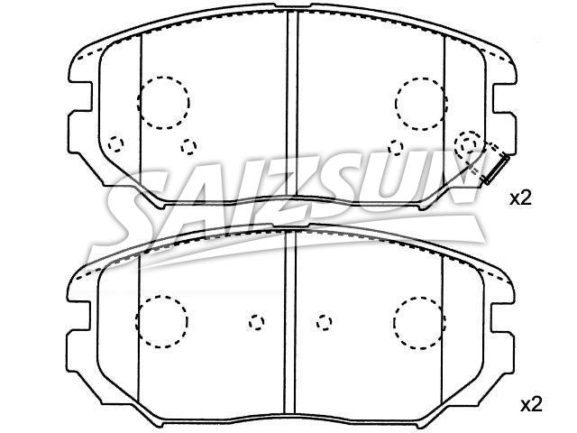 Brake Pad Set:58101-3KA20
