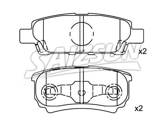 Brake Pad Set:05191271AA