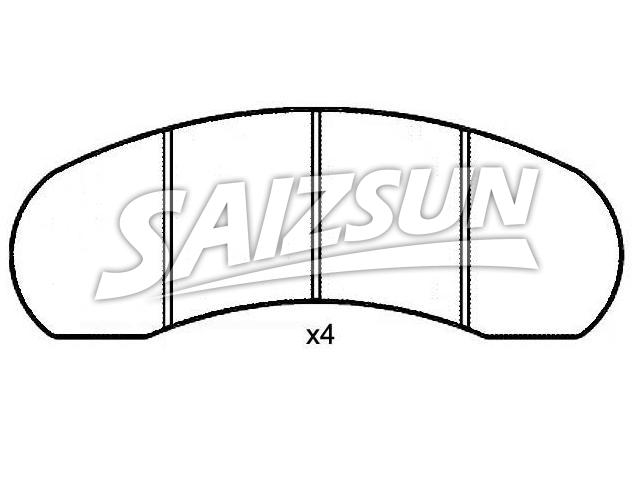Brake Pad Set:190429