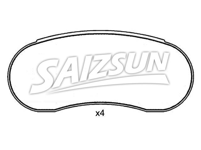 Brake Pad Set:190537
