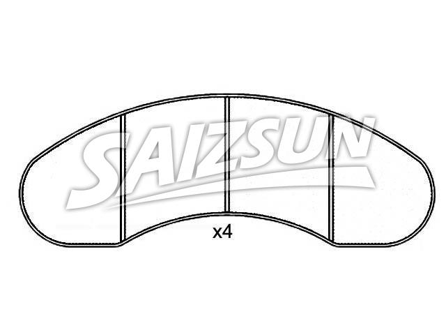 Brake Pad Set:190688