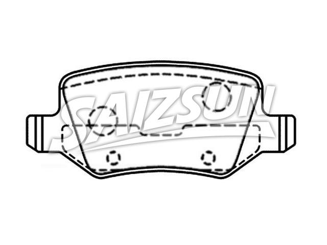 Brake Pad Set:168 420 04 20
