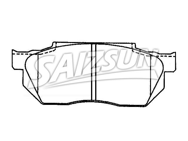 Brake Pad Set:45022-SH3-903