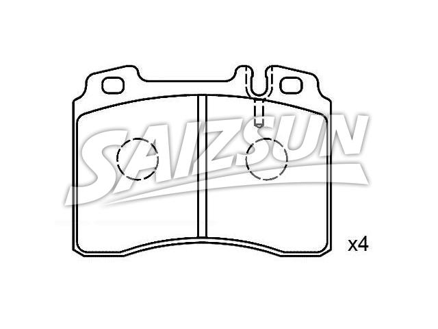 Brake Pad Set:002 420 37 20